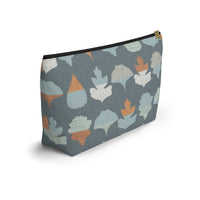 Frond Accessory Pouch w T-bottom in Aqua